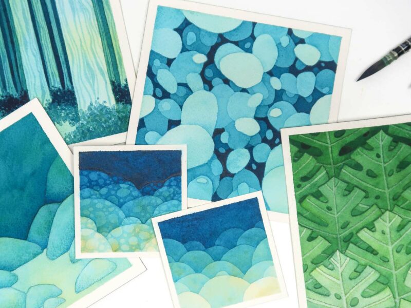Comment faire une aquarelle en négatif ? Comment faire une aquarelle en négatif ?