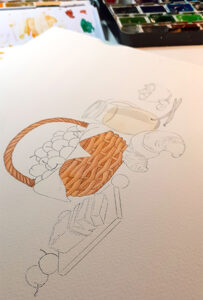aquarelle-recette-soupe-ete-croissant