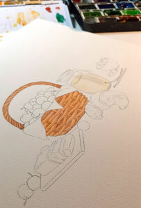 aquarelle-recette-soupe-ete-croissant