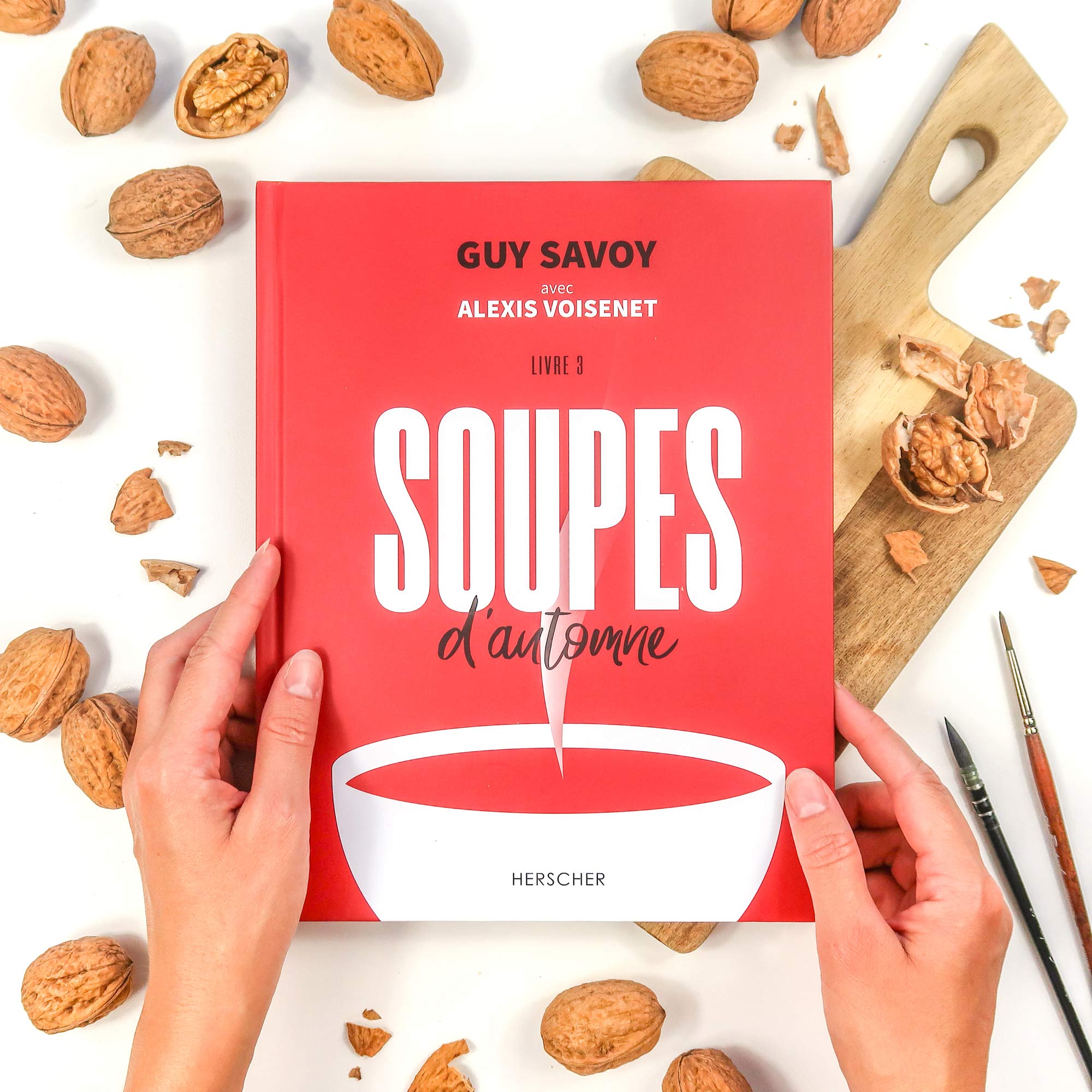 Soupes d’automne de Guy Savoy et Alexis Voisenet aux Editions Herscher